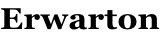 Erwarton